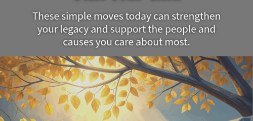 Year-End Charitable Giving Strategies.