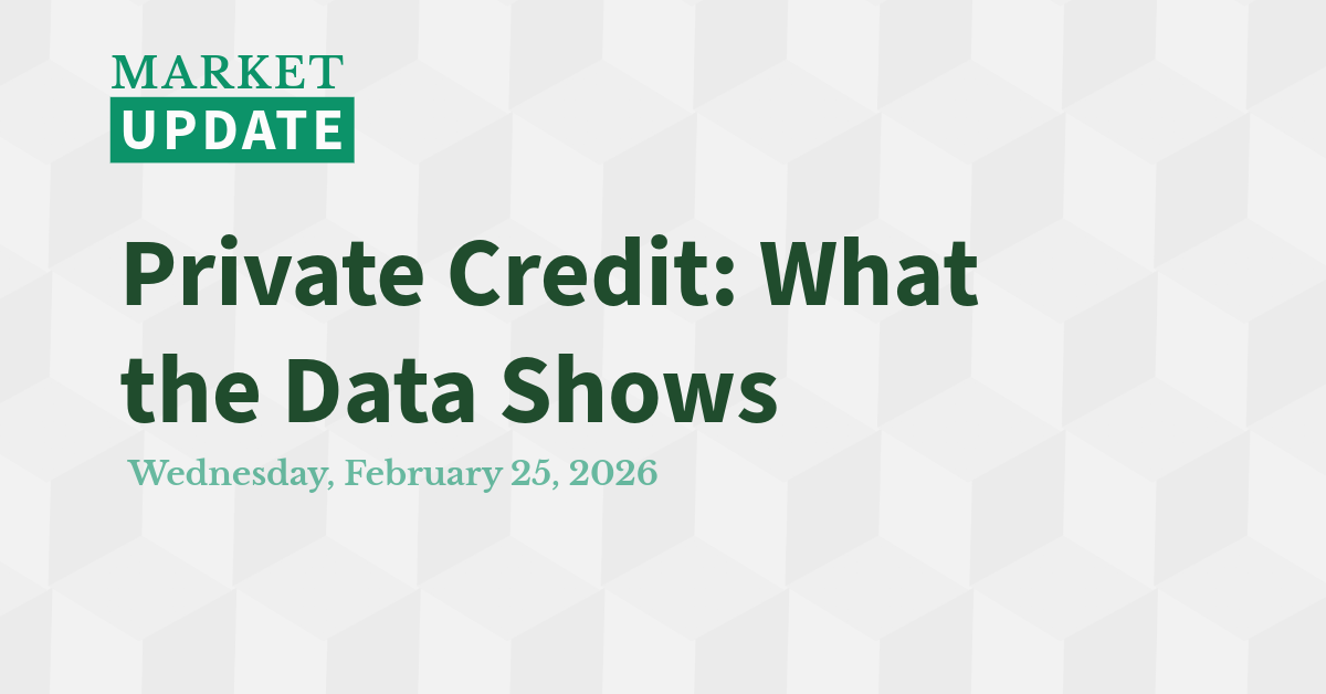 Private Credit: What the Data Shows