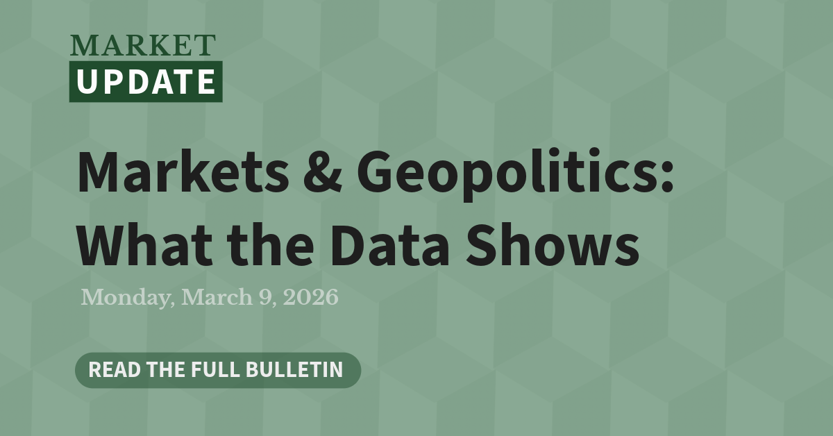 Recent geopolitical developments have increased market volatility. Here’s what the data shows and how long-term investors should think about periods like this.